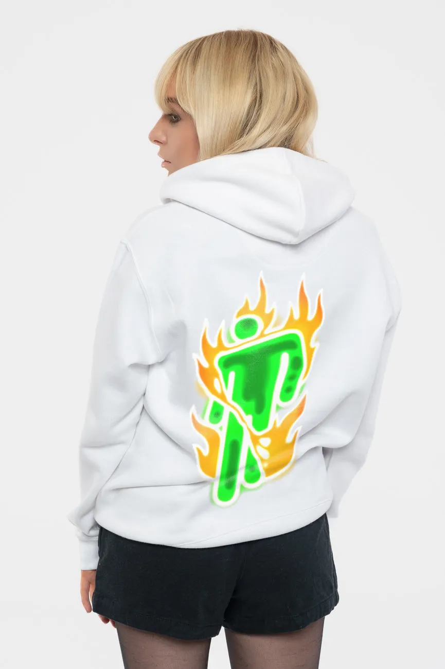 Billie Eilish Airbrush Flames Blohsh Hoodie sold by Paradiso Clothing product image thumbnail 4