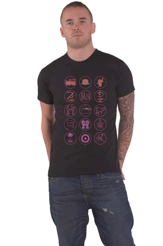 Pink Floyd Symbols Band Logo T Shirt sold by Paradiso Clothing