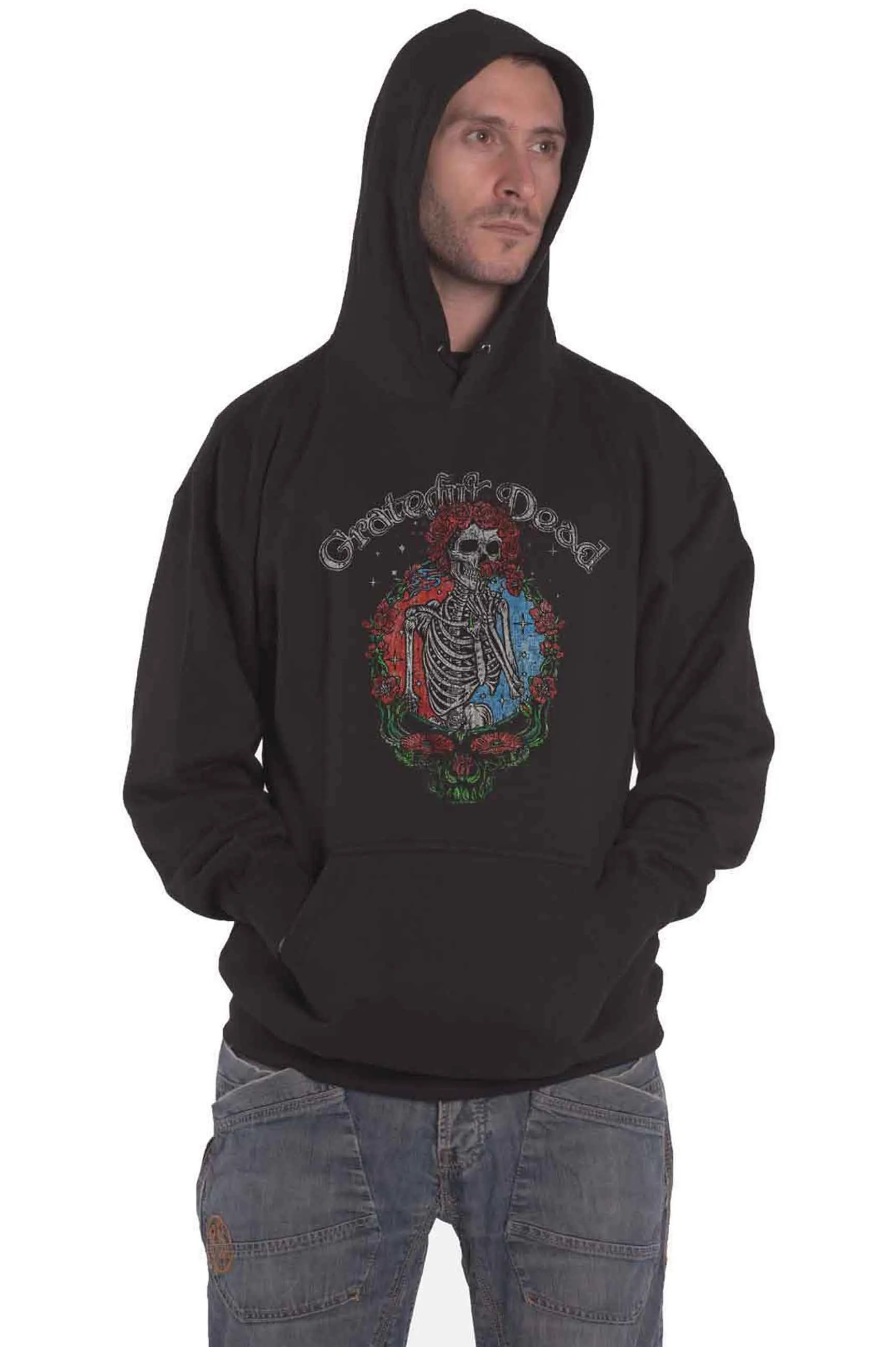Grateful Dead Floral Stealie Hoodie sold by Paradiso Clothing