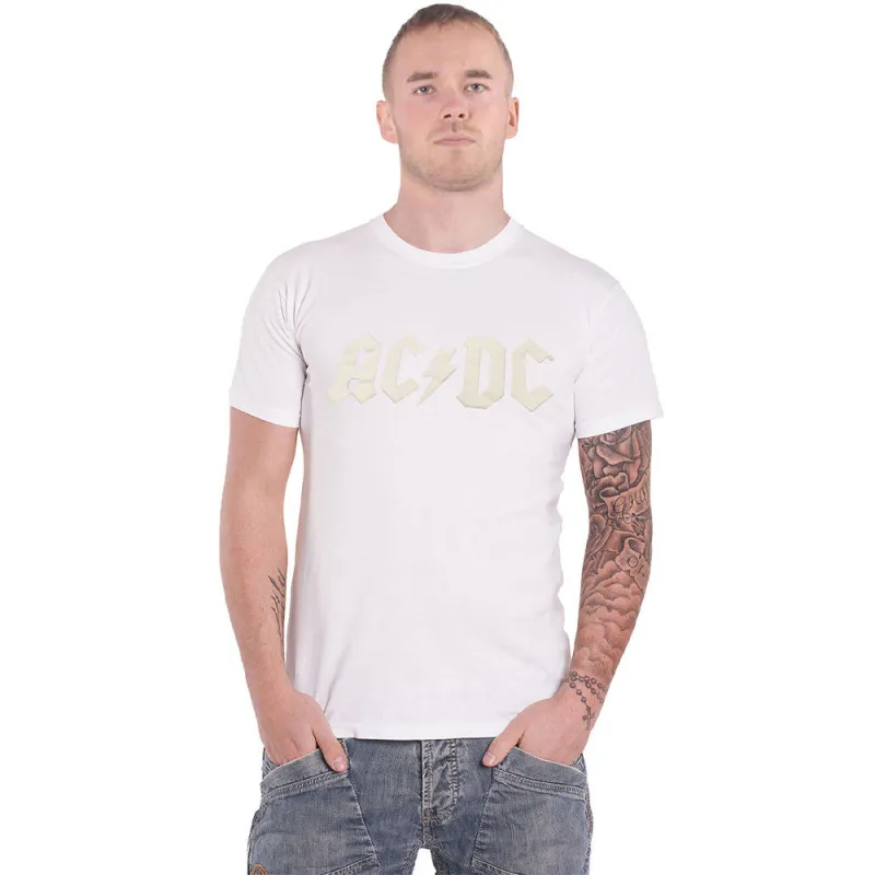 AC/DC Hi-Build Band Logo T Shirt sold by Paradiso Clothing