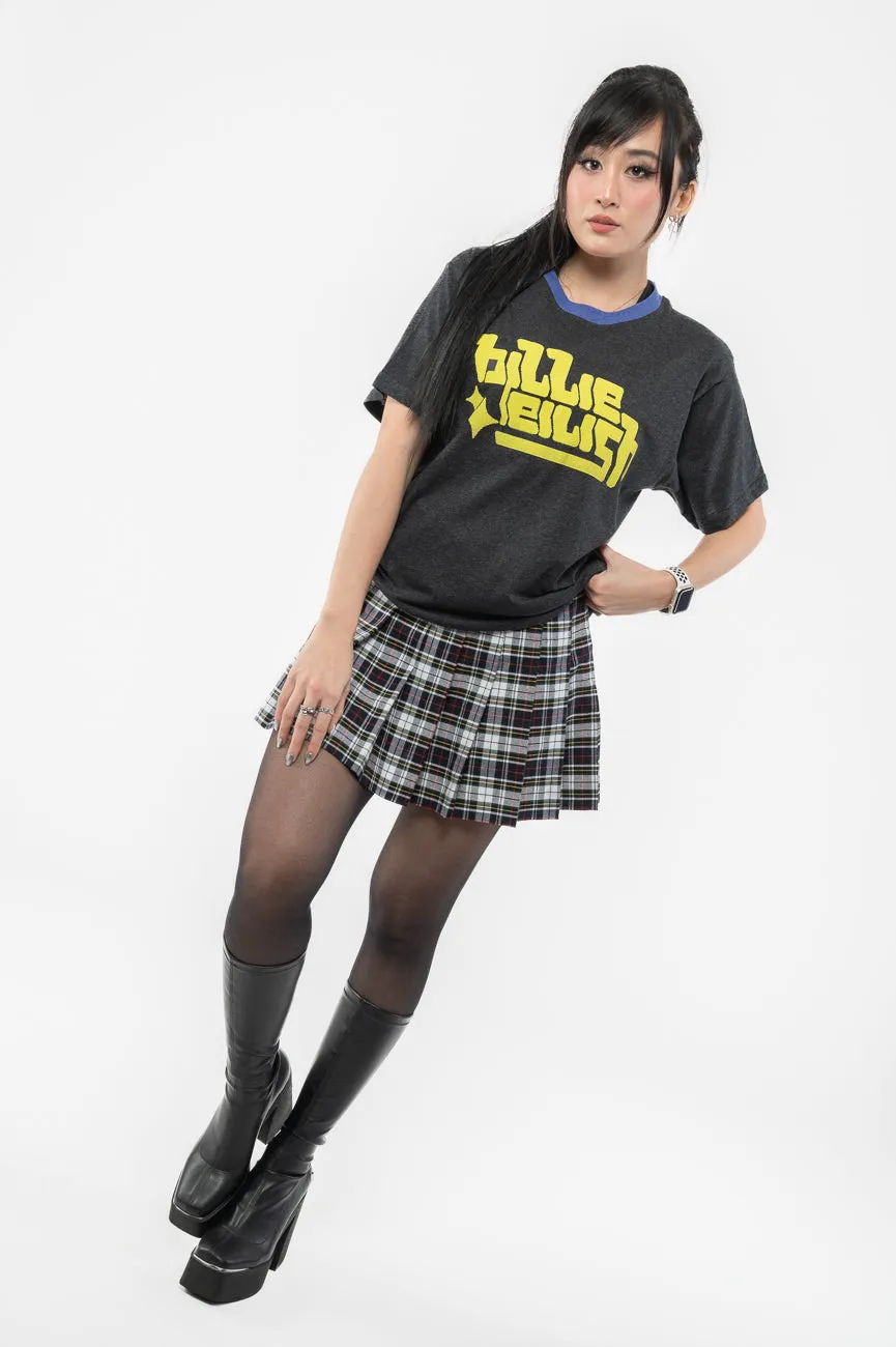 Billie Eilish Neon Green Logo Ringer T Shirt sold by Paradiso Clothing product image thumbnail 5