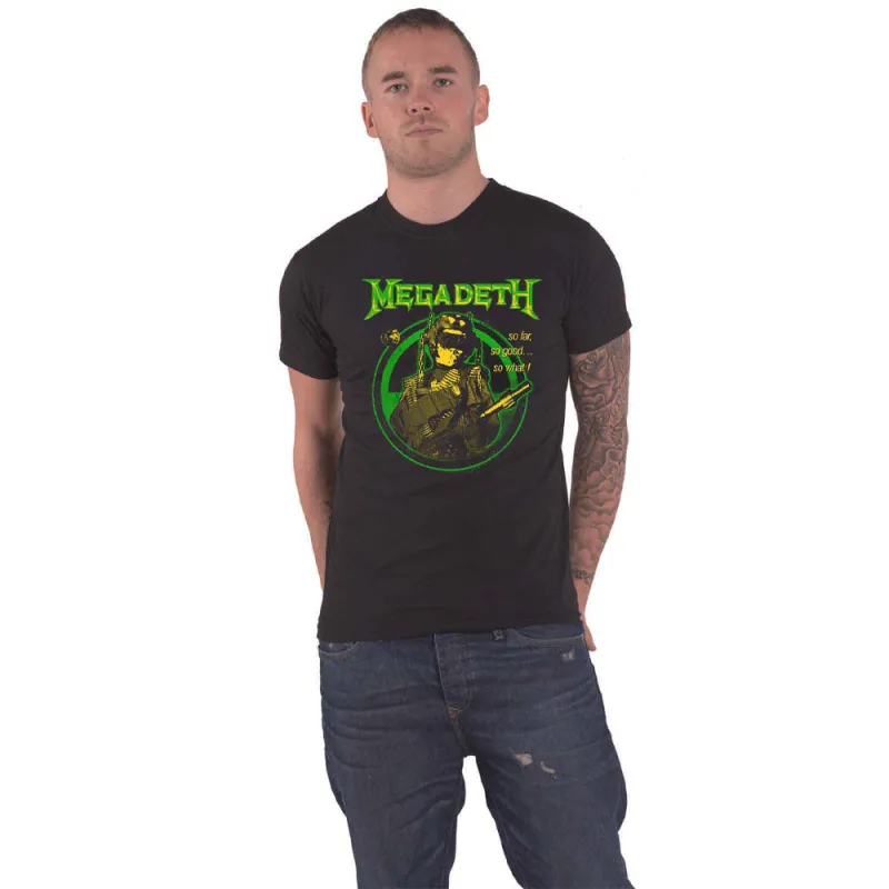 Megadeth SFSGSW Hi Contrast T Shirt sold by Paradiso Clothing