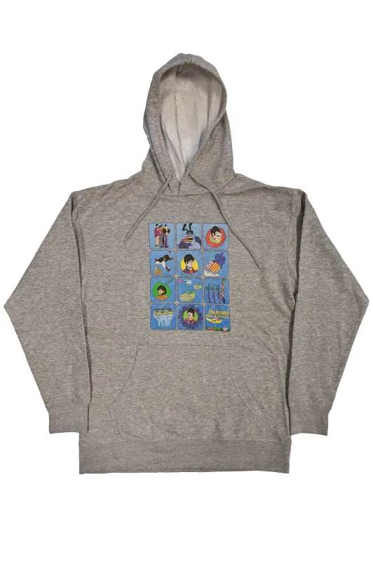 The Beatles Yellow Submarine Montage Pullover Hoodie sold by Paradiso Clothing
