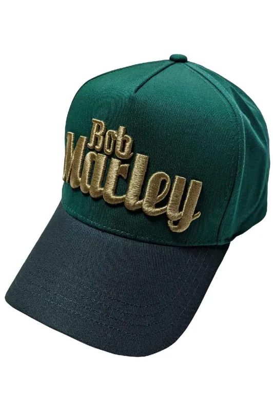 Bob Marley Text Logo Strapback sold by Paradiso Clothing