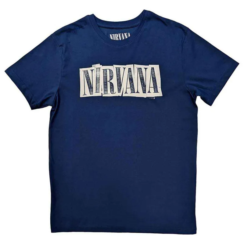 Nirvana Boxed Band Logo T Shirt sold by Paradiso Clothing