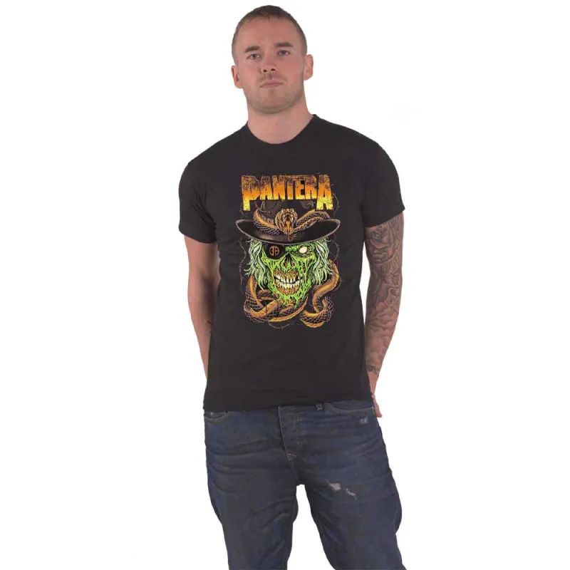 Pantera Snake And Skull T Shirt sold by Paradiso Clothing