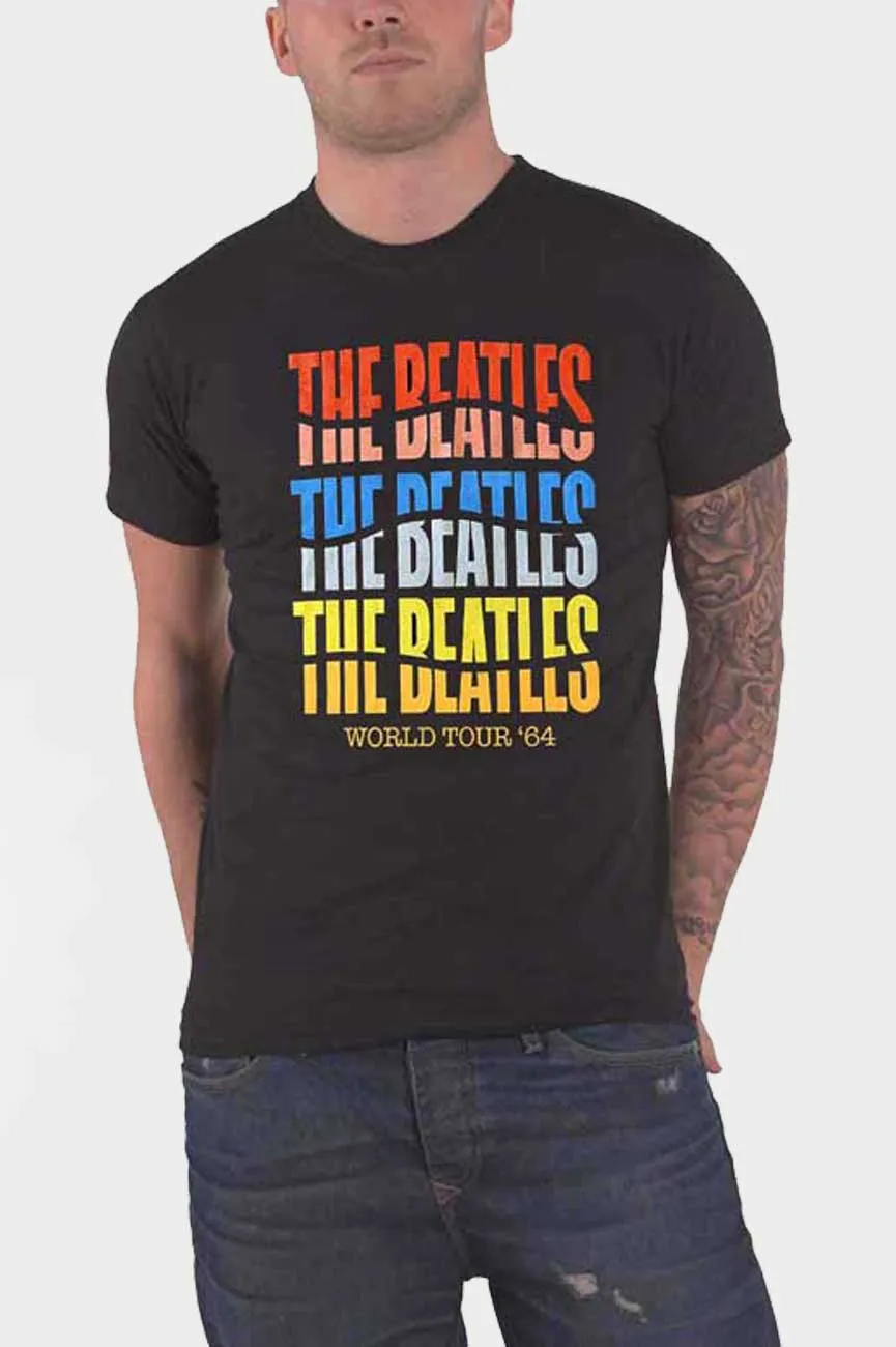 The Beatles Colour Wave T Shirt sold by Paradiso Clothing product image thumbnail 3