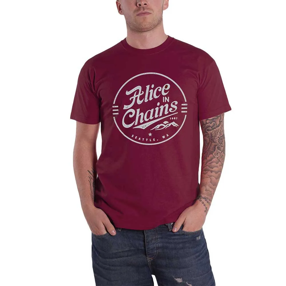 Alice In Chains Circle Emblem T Shirt sold by Paradiso Clothing