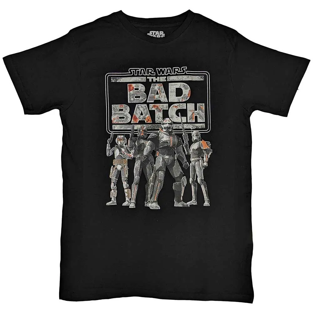 Star Wars T Shirt The Bad Batch new Official Mens Black sold by Paradiso Clothing