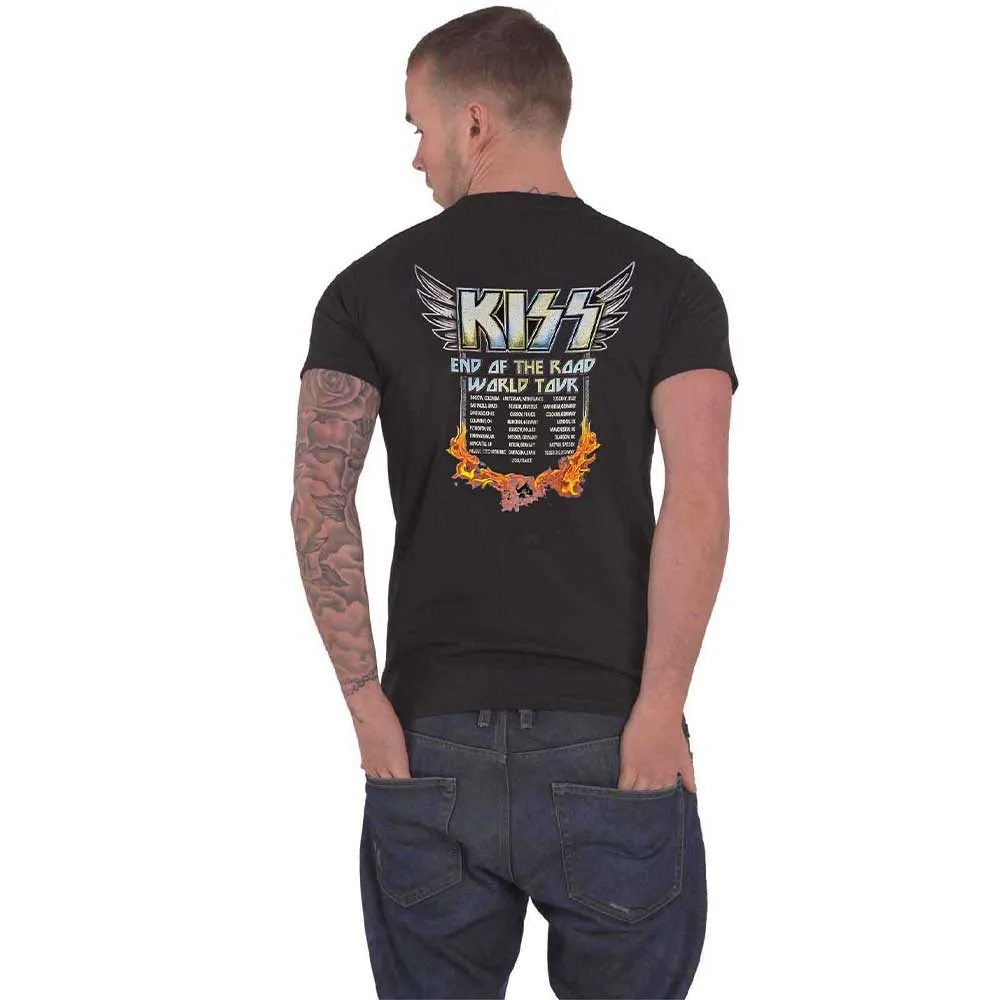 KISS End Of The Road Wings T Shirt sold by Paradiso Clothing product image thumbnail 2