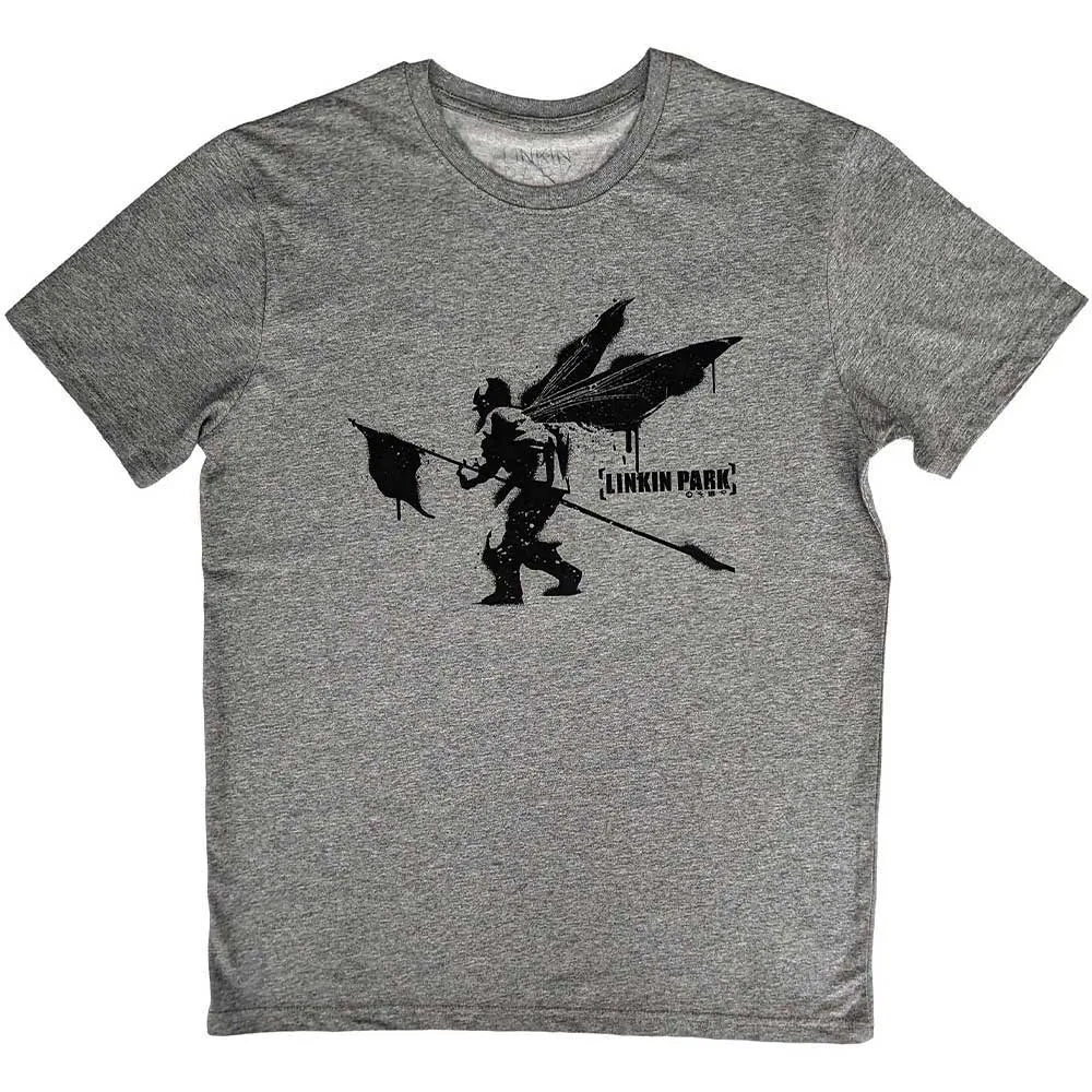 Linkin Park Street Soldier Grey T Shirt sold by Paradiso Clothing