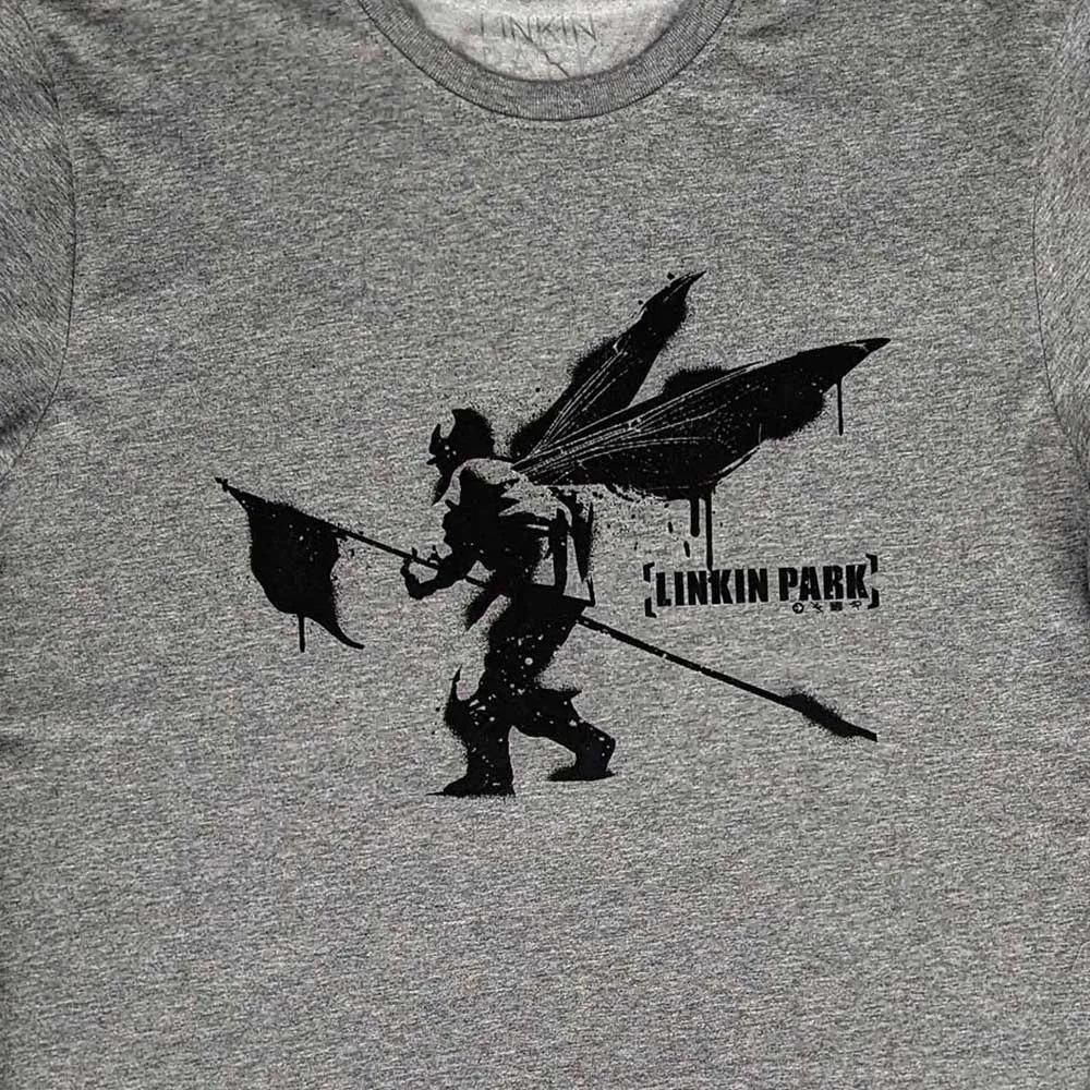 Linkin Park Street Soldier Grey T Shirt sold by Paradiso Clothing product image thumbnail 2