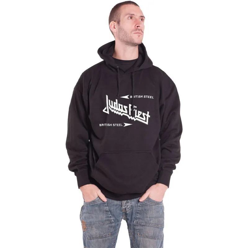 Judas Priest British Steel Pullover Hoodie made by Paradiso Clothing