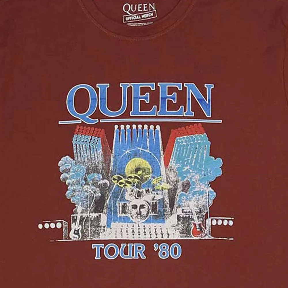 Queen Tour '80 T Shirt sold by Paradiso Clothing product image thumbnail 2