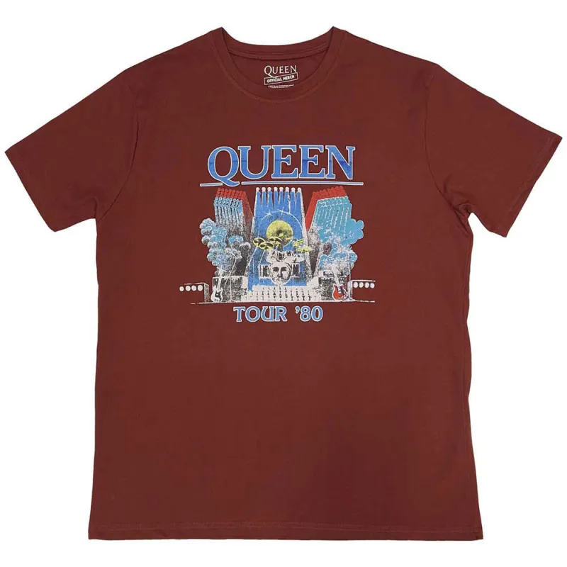Queen Tour '80 T Shirt sold by Paradiso Clothing