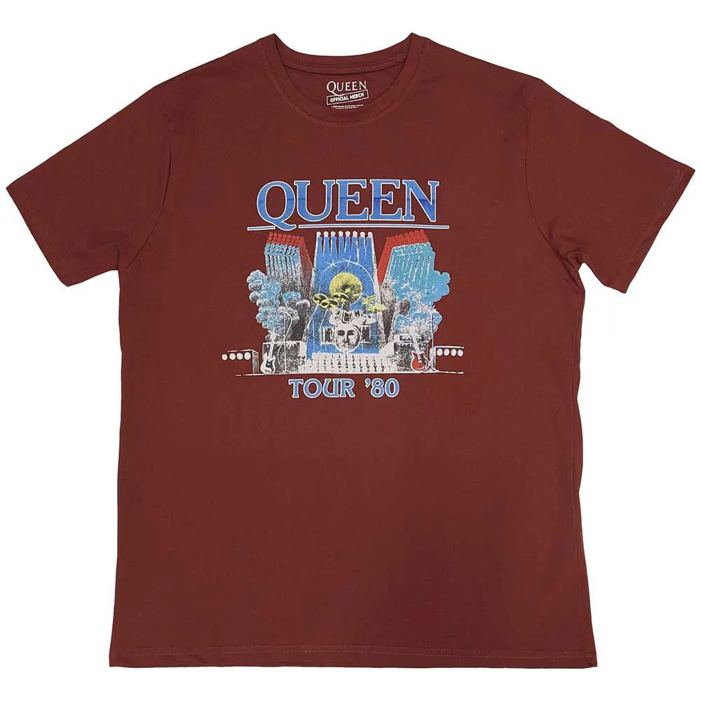 Queen Tour '80 T Shirt sold by Paradiso Clothing