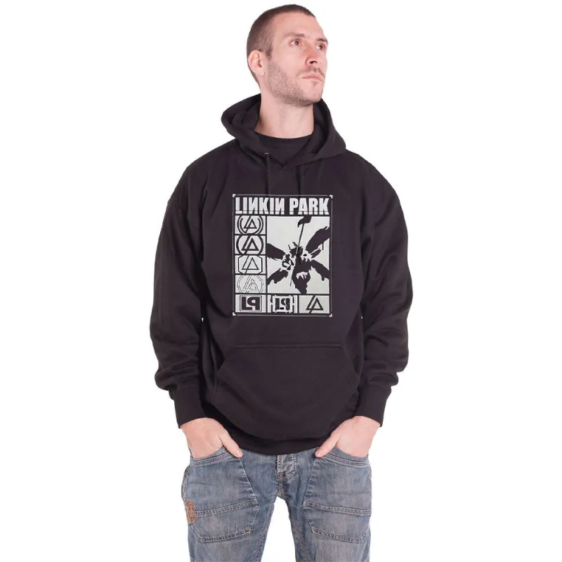 Linkin Park Hoodie Rectangle Logo Pullover Hoodie made by Paradiso Clothing