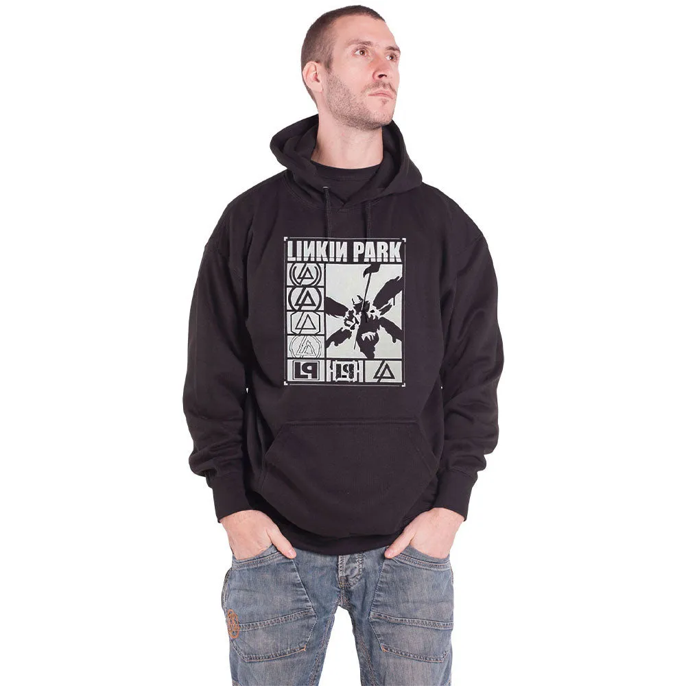 Linkin Park Hoodie Rectangle Logo Pullover Hoodie sold by Paradiso Clothing