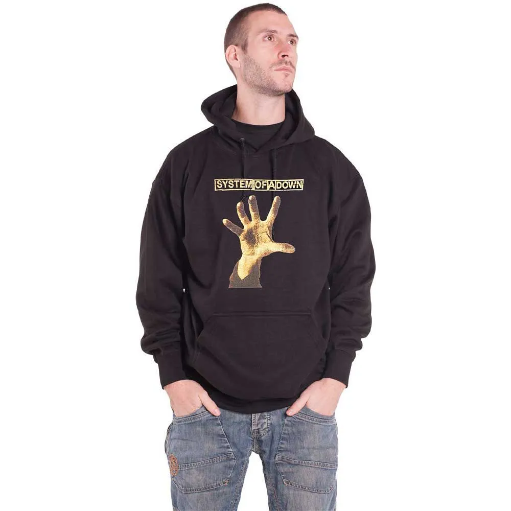 System Of A Down Hand Band Logo Pullover Hoodie sold by Paradiso Clothing