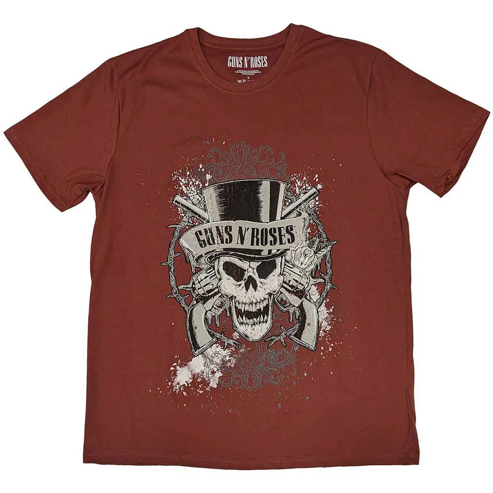 Guns N Roses Faded Skull T Shirt sold by Paradiso Clothing