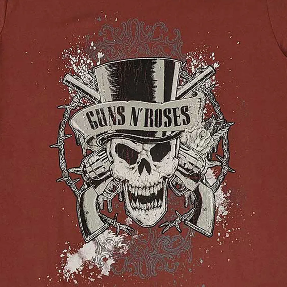 Guns N Roses Faded Skull T Shirt sold by Paradiso Clothing product image thumbnail 2