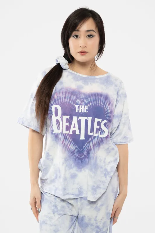 The Beatles Heart And Drop T Logo Pyjamas sold by Paradiso Clothing