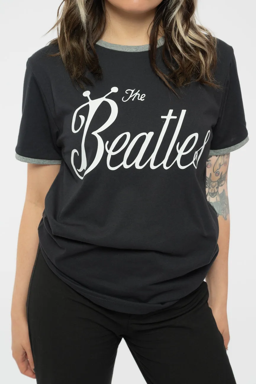 The Beatles Bug Logo Ringer T Shirt sold by Paradiso Clothing product image thumbnail 3