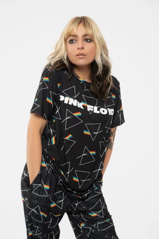 Pink Floyd Prism Repeat Pyjamas sold by Paradiso Clothing