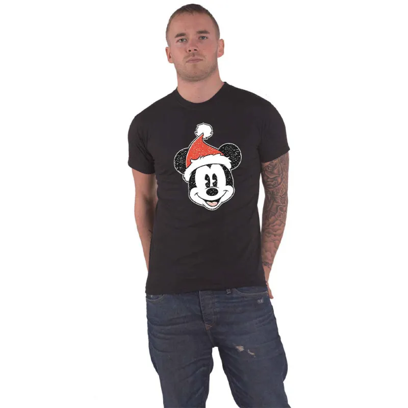 Mickey Mouse Santa Hat T Shirt made by Disney