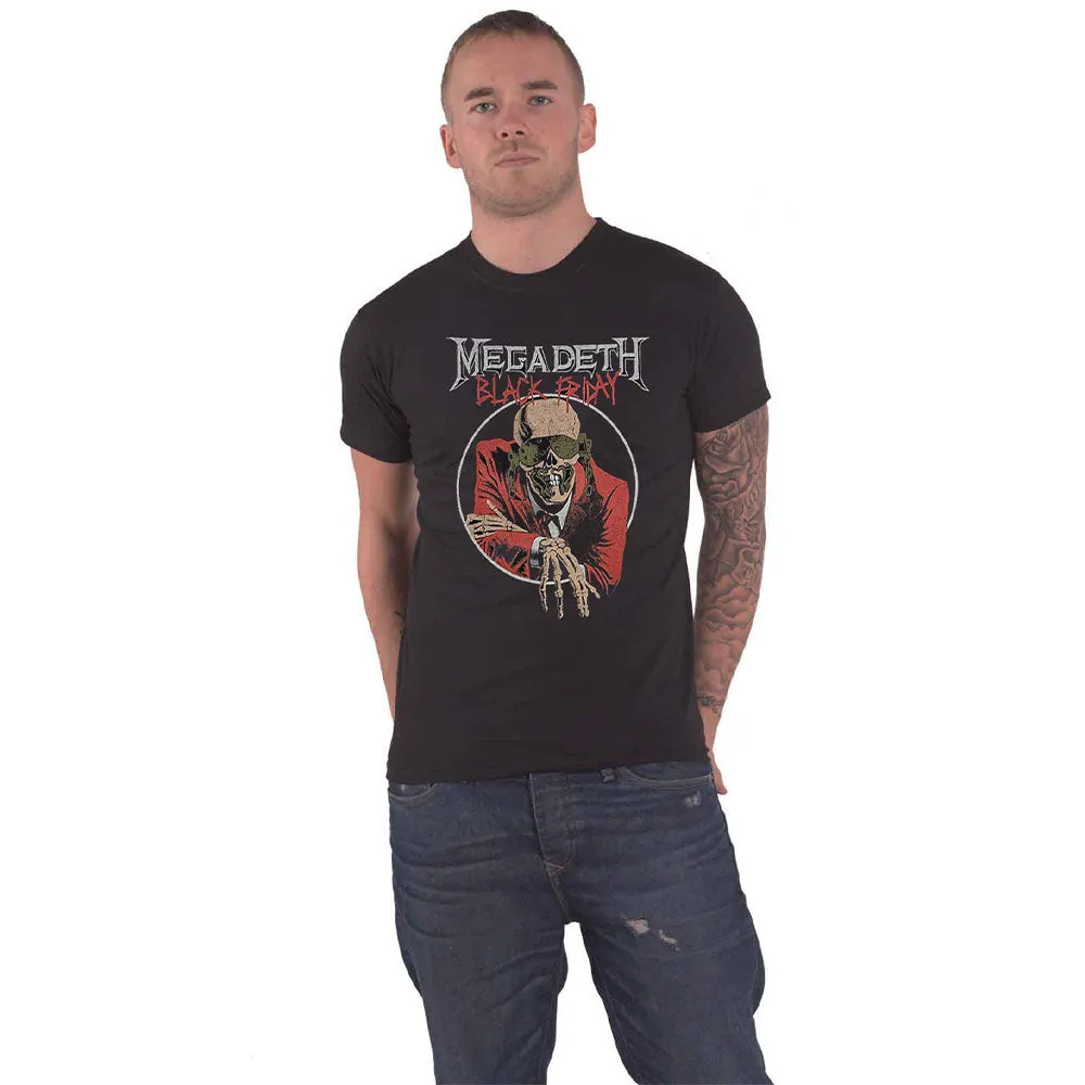 Megadeth Black Friday T Shirt sold by Paradiso Clothing