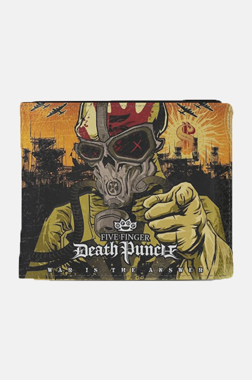 Five Finger Death Punch War Is The Answer Bifold Wallet sold by Paradiso Clothing