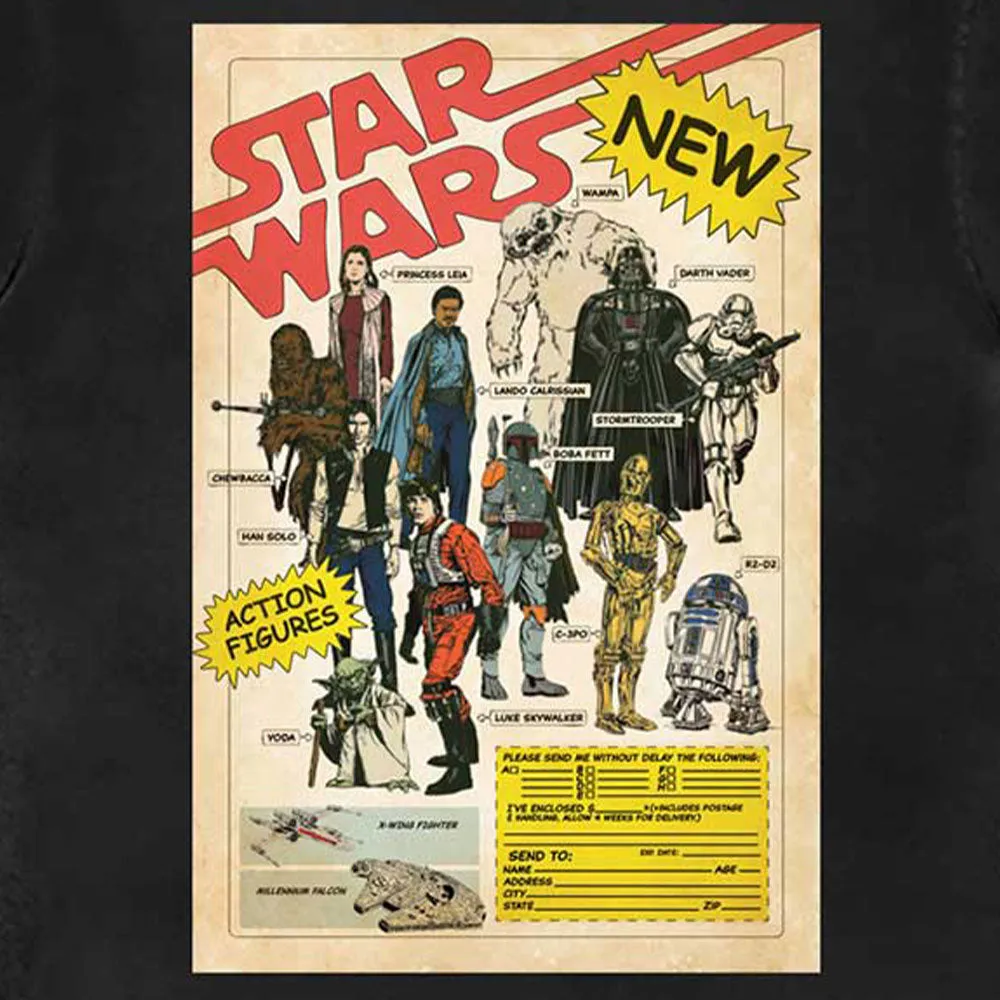 Star Wars Action Figures T Shirt sold by Paradiso Clothing product image thumbnail 2