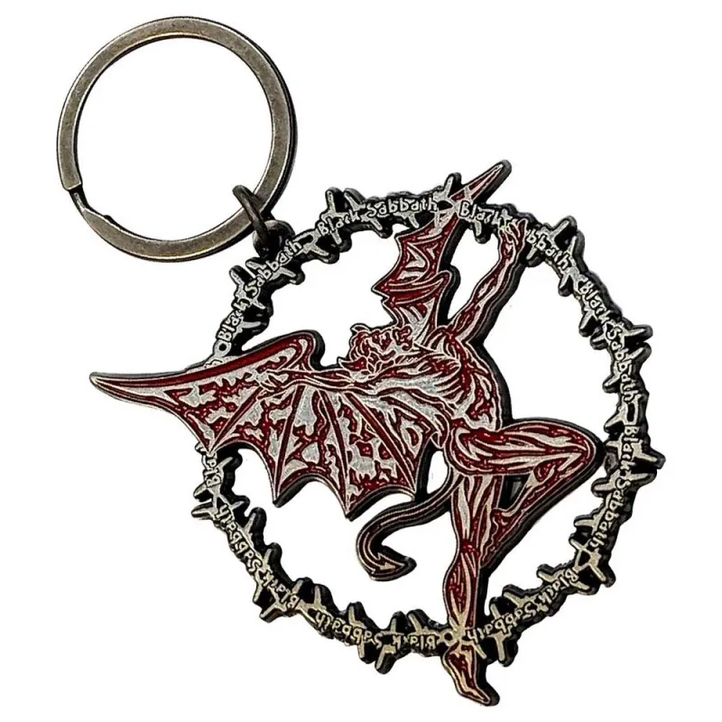 Black Sabbath Daemon Ring Keychain sold by Paradiso Clothing
