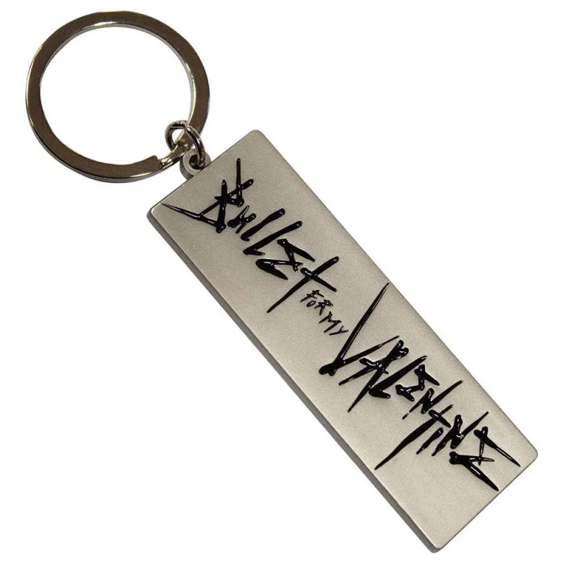 Bullet For My Valentine Engraved Band Logo Keychain sold by Paradiso Clothing