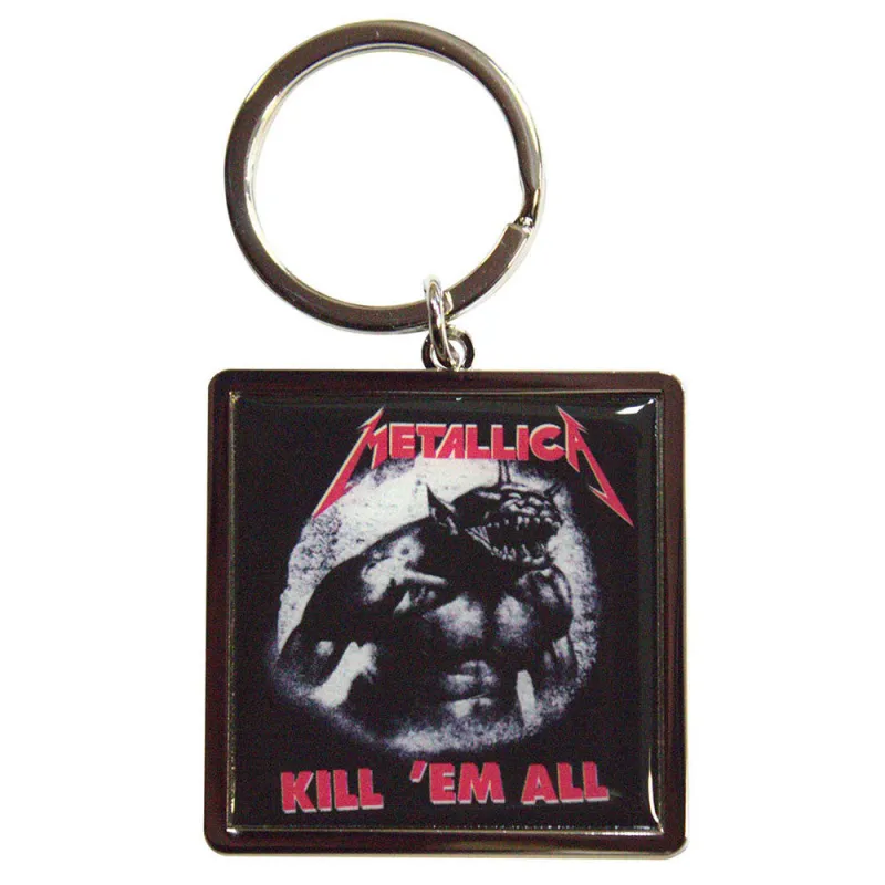 Metallica Kill Em All  Jump In The Fire Keyring Keychain sold by Paradiso Clothing