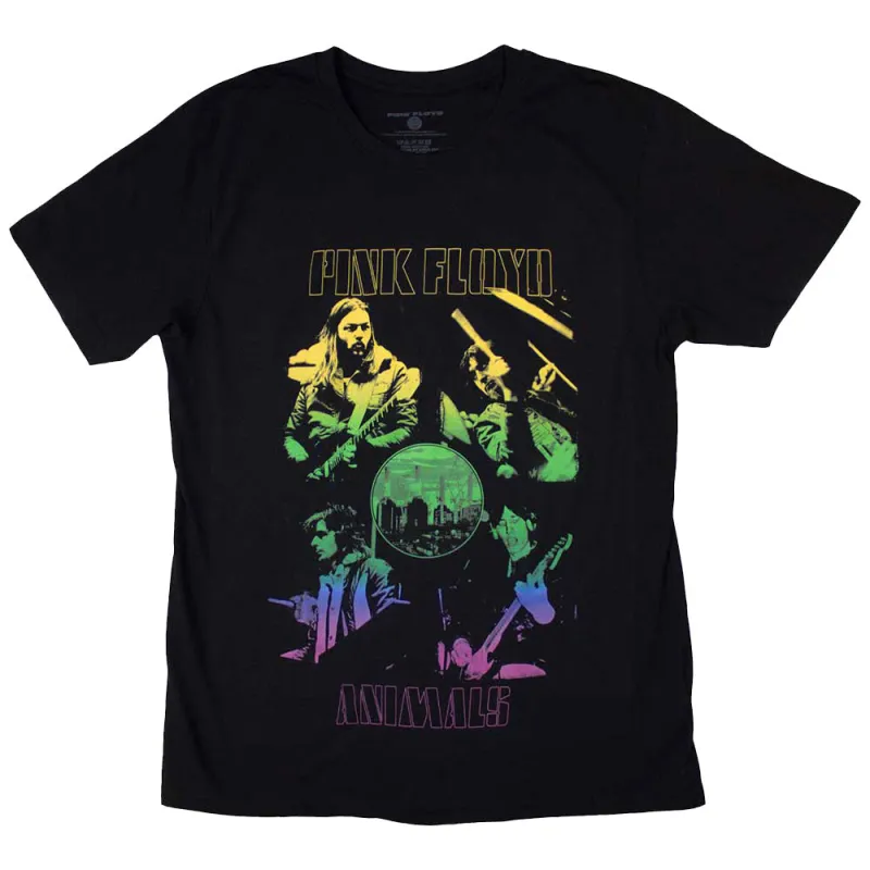 Pink Floyd Animals Rainbow Photo T Shirt sold by Paradiso Clothing
