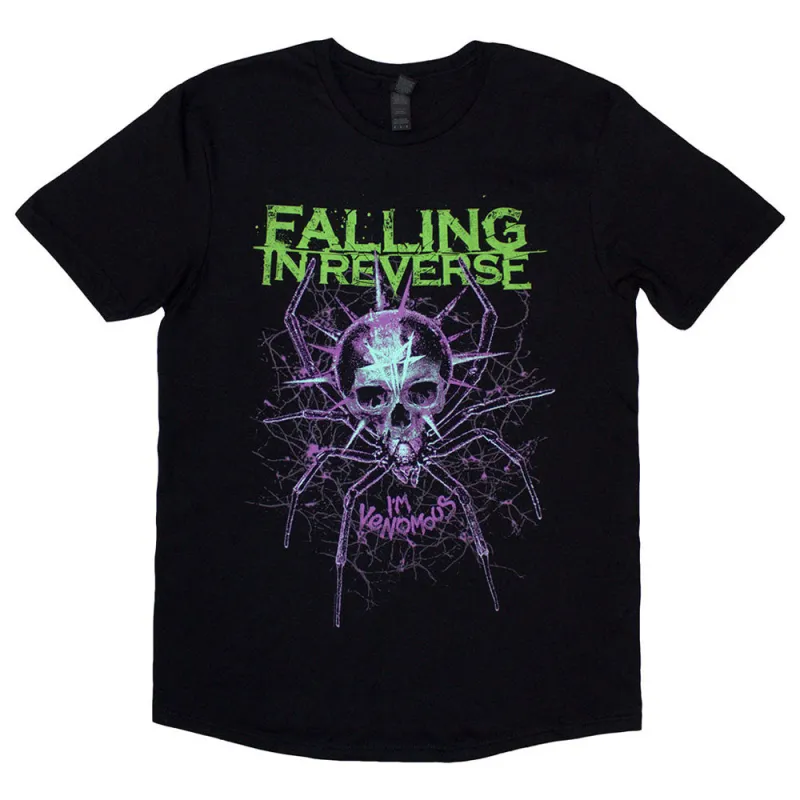 Falling In Reverse Spider Band Logo T Shirt made by Paradiso Clothing