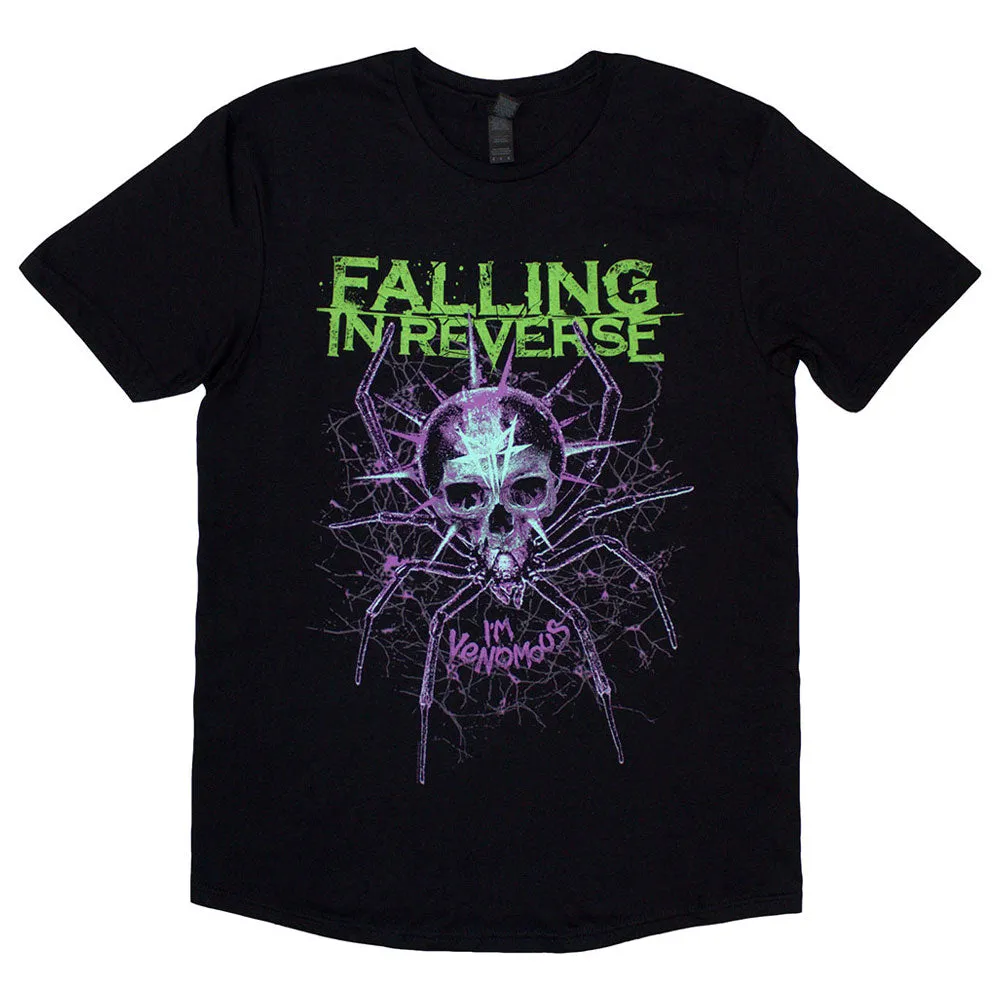 Falling In Reverse Spider Band Logo T Shirt sold by Paradiso Clothing