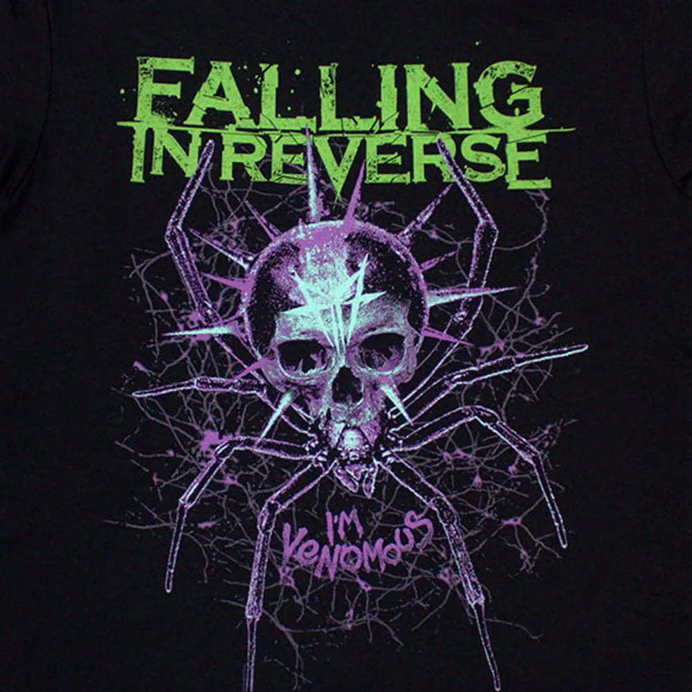 Falling In Reverse Spider Band Logo T Shirt sold by Paradiso Clothing product image thumbnail 2