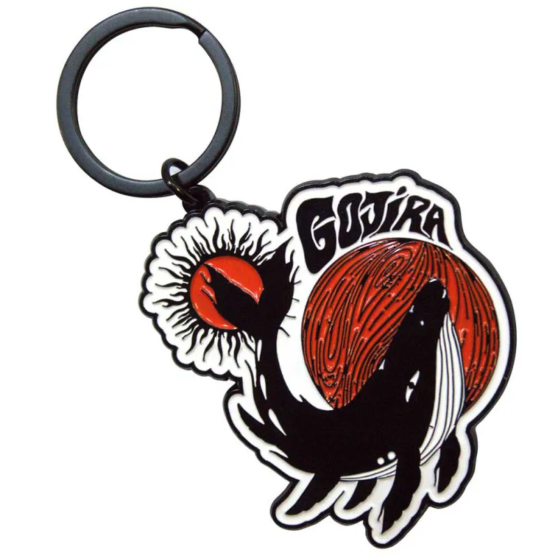 Gojira Whale Band Logo Keyring Keychain sold by Paradiso Clothing
