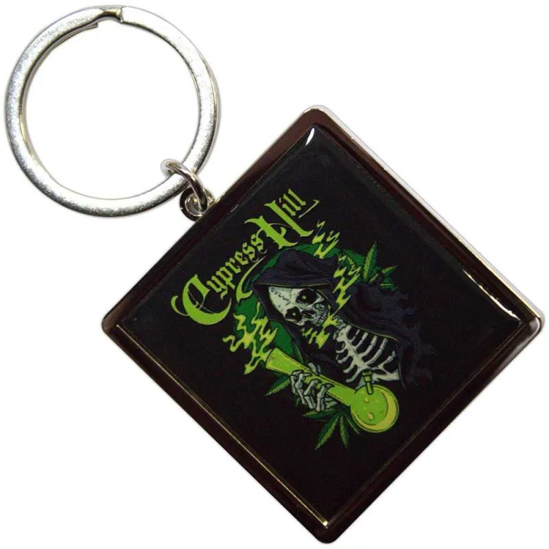 Cypress Hill Skull Logo keyring Keychain made by Paradiso Clothing