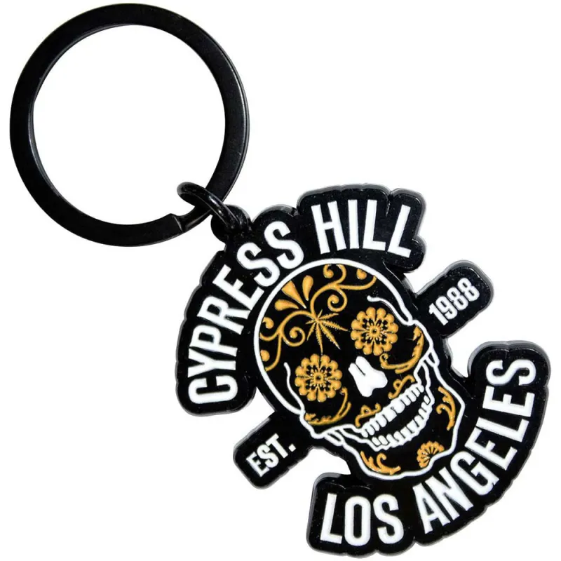 Cypress Hill Los Angeles 1988 keyring Keychain made by Paradiso Clothing