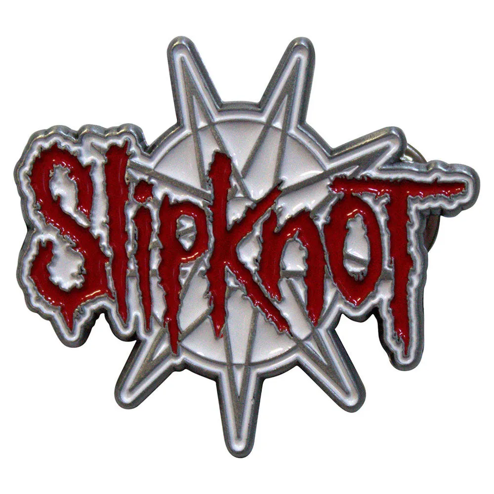 Slipknot 9 Point Star Band Logo Pin Badge sold by Paradiso Clothing