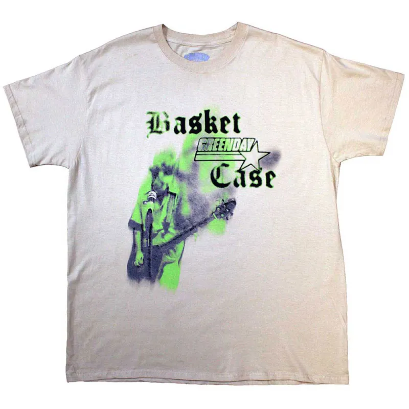 Green Day Basket Case Mic Stand T Shirt made by Green Day