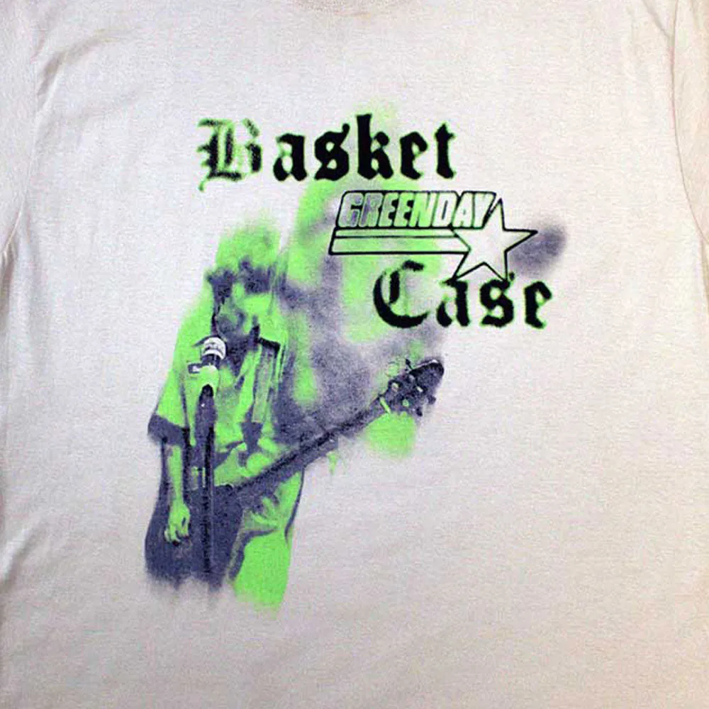 Green Day Basket Case Mic Stand T Shirt sold by Paradiso Clothing product image thumbnail 2