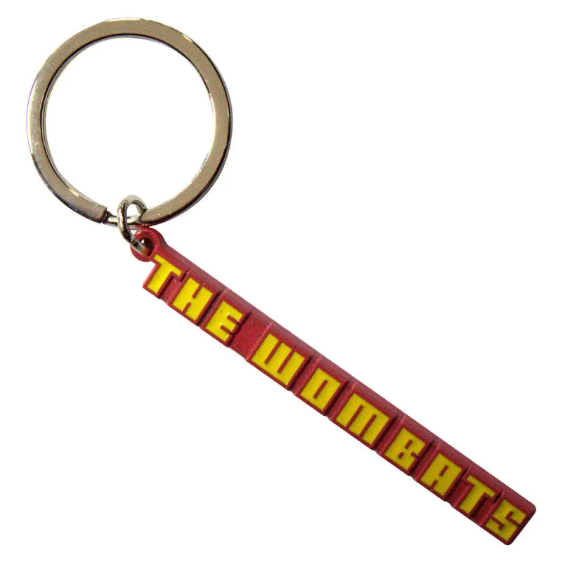 The Wombats Band Logo Keyring Keychain sold by Paradiso Clothing