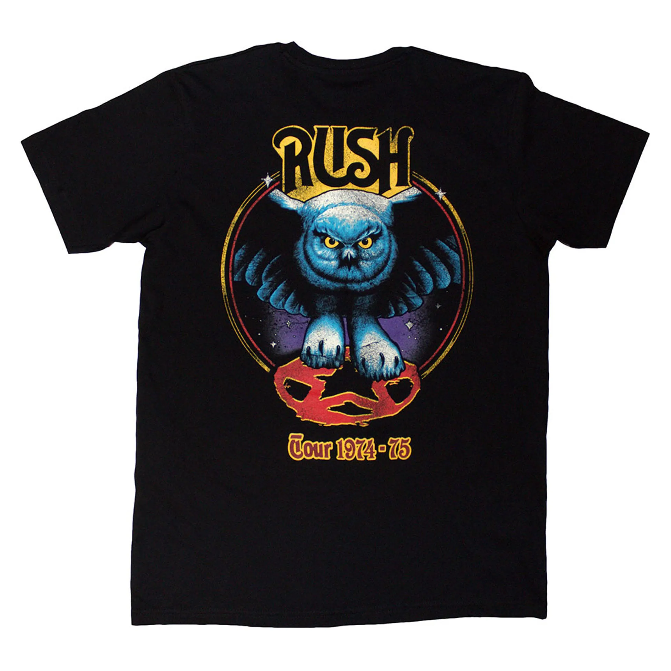 Rush Tour 1974-1975 T Shirt sold by Paradiso Clothing product image thumbnail 2