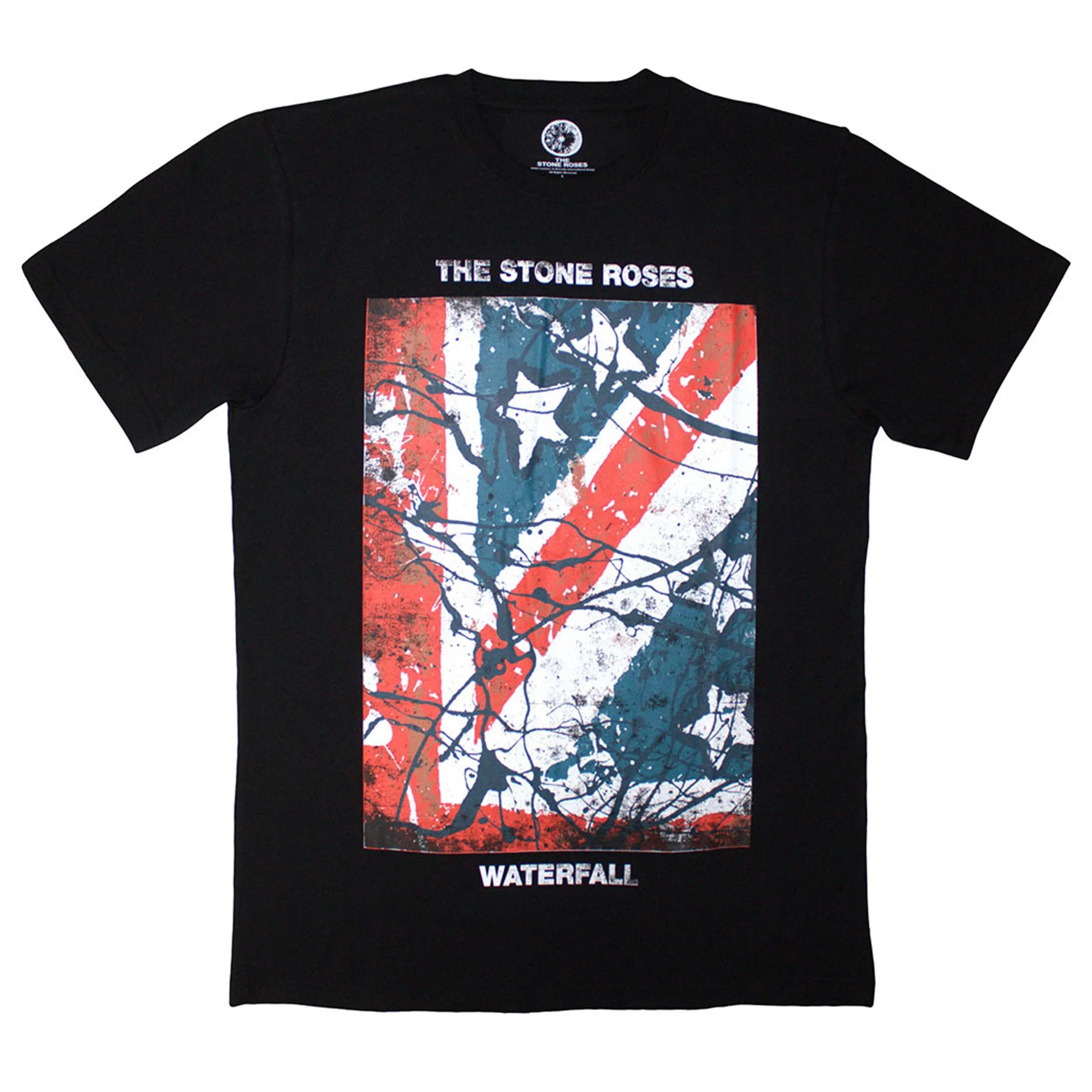 The Stone Roses Waterfall T Shirt sold by Paradiso Clothing