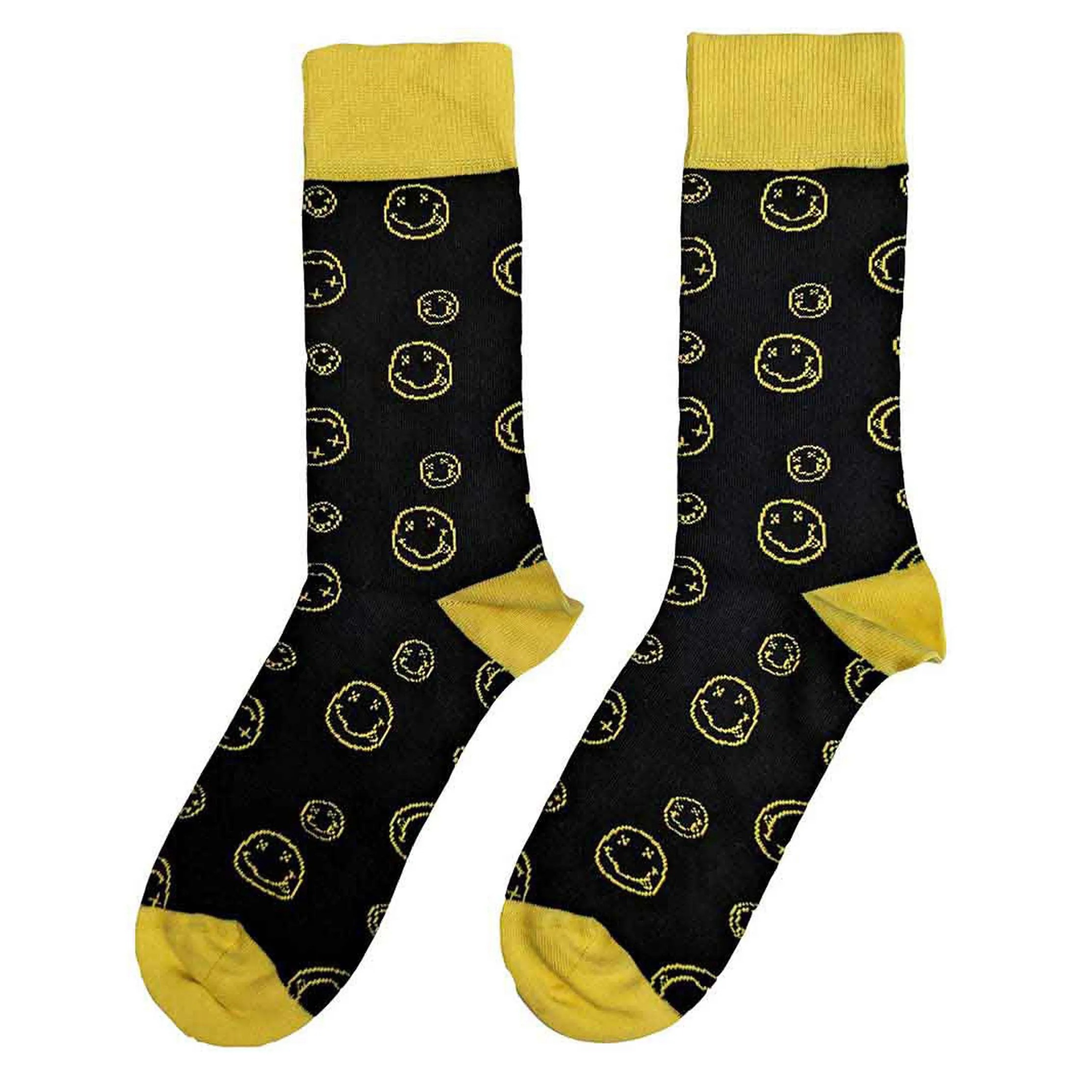 Nirvana Outline Grunge Faces Womens Ankle Socks sold by Paradiso Clothing product image thumbnail 2