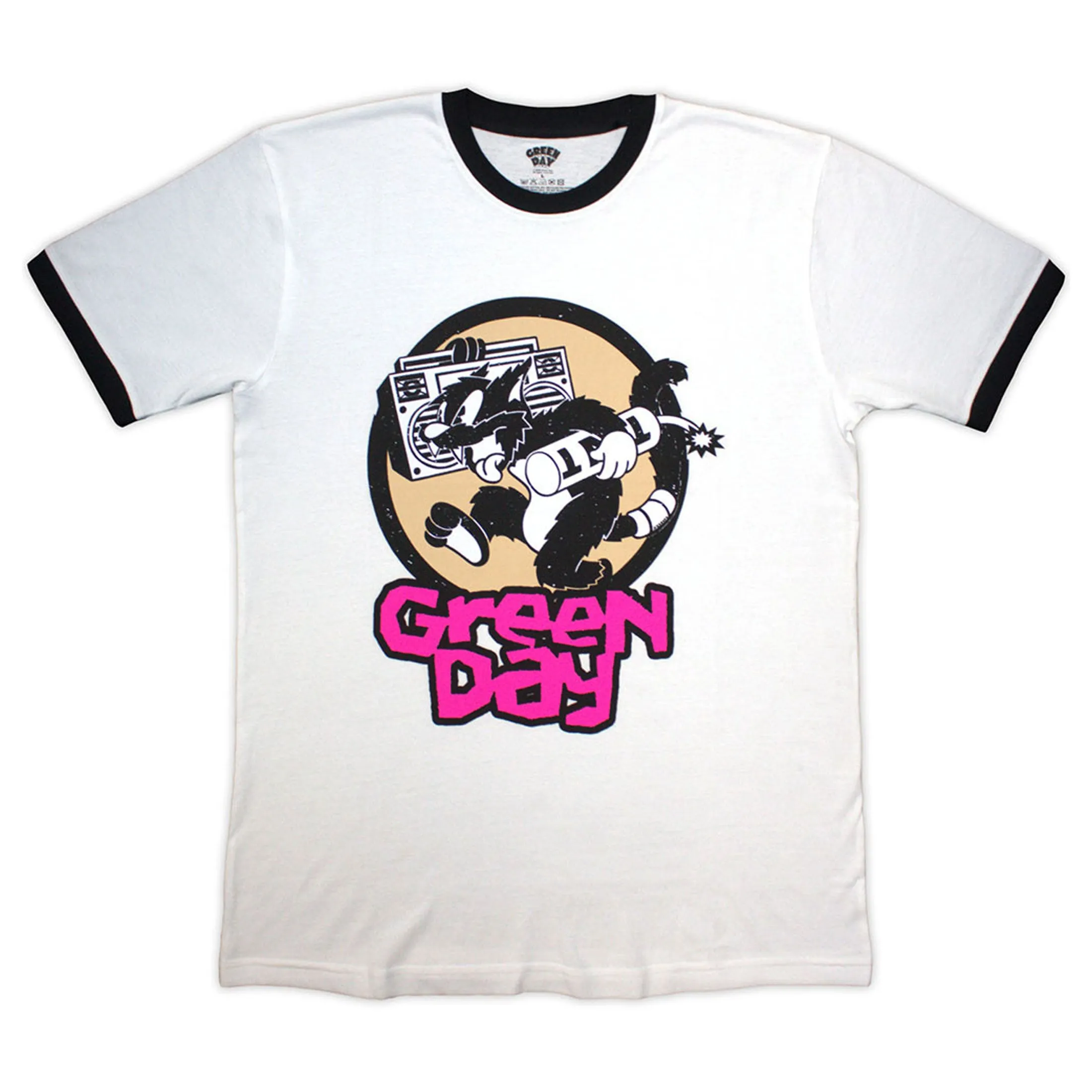 Green Day Revolution TNT Ringer T Shirt sold by Paradiso Clothing